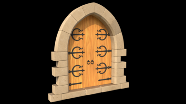 Castle Door 01